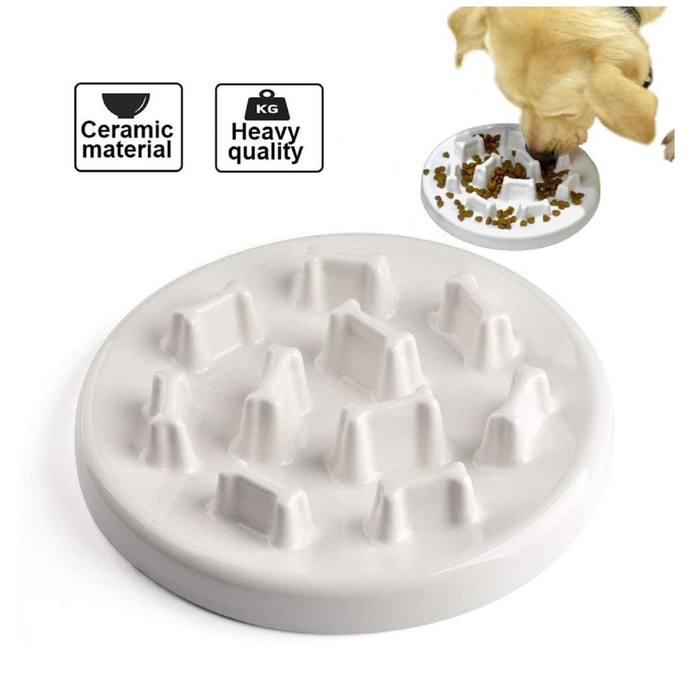 Puppy Eating Dish Bowl Tableware